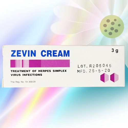 Zevin Cream (アシクロビルクリーム) 5% 3g 3本