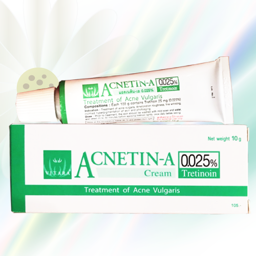 トレチノインクリーム (Acnetin-A) 0.025% 10g 1本