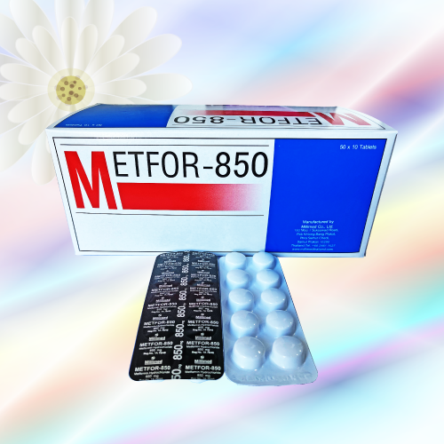 Metfor-850 (メトホルミン) 850mg 100錠 (10錠x10シート)