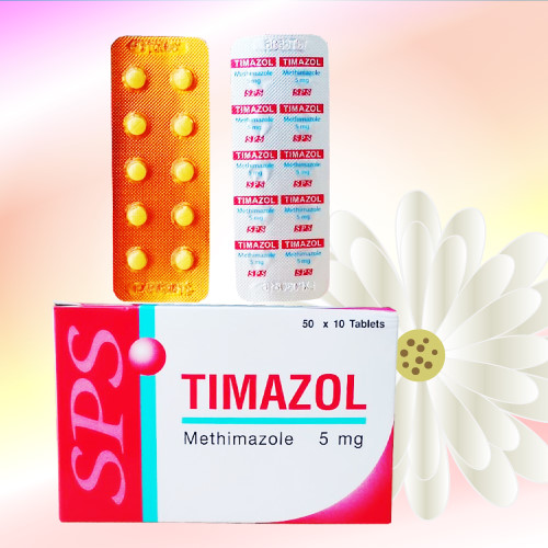 Timazol (メチマゾール) 5mg 100錠 (10錠x10シート)