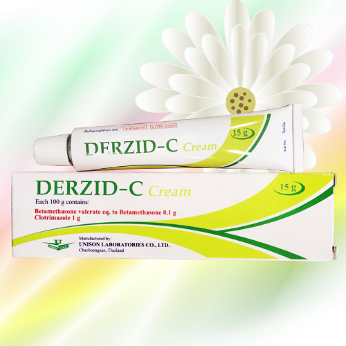 Derzid-Cクリーム (ベタメタゾン・クロトリマゾール) 15g 2本