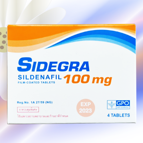 シデグラ (Sidegra) 100mg 12錠 (4錠x3箱) ｜ 個人輸入代行ヘルシーダック