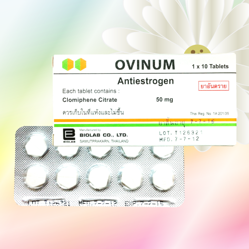 オビナム / クロミフェン (Ovinum) 50mg 10錠