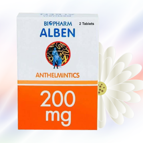 Alben (アルベンダゾール) 200mg 60錠 (2錠x30シート)