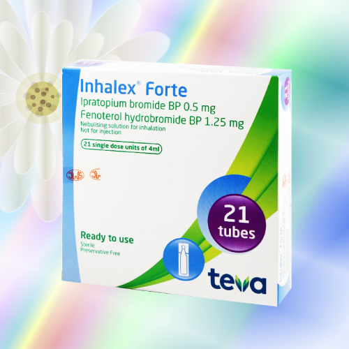 Inhalex Forte吸入液 (フェノテロール・イプラトロピウム) 4mLx21本 (1箱)