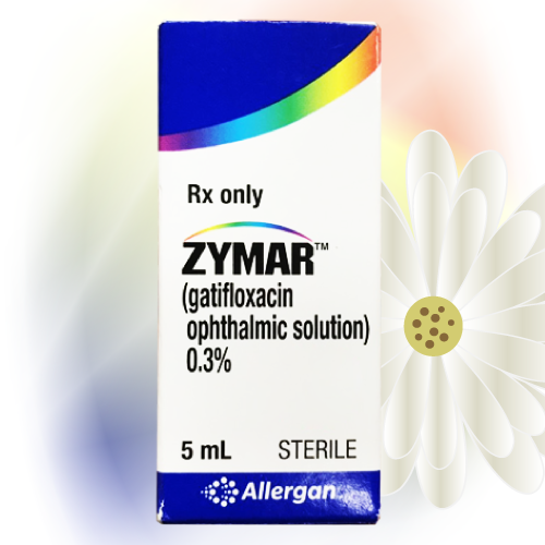 ザイマー / ガチフロキサシン点眼液 (Zymar Ophthalmic Solution) 0.3% 5mL 3本