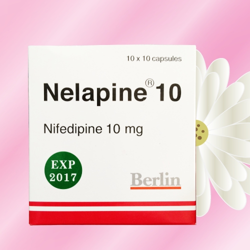 Nelapine 10 (ニフェジピン) 10mg 200カプセル (100カプセルx2箱)