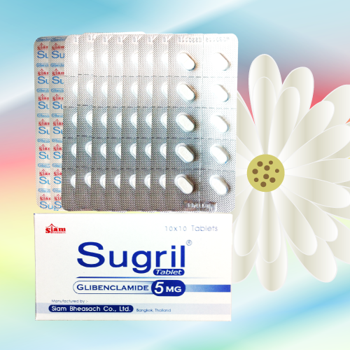 Sugril (グリベンクラミド) 5mg 100錠 (10錠x10シート)