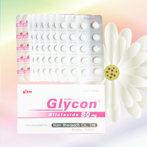 Glycon (グリクラジド) 80mg 100錠 (10錠x10シート)