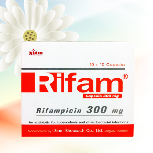 Rifam (リファンピシン) 300mg 100カプセル (10カプセルx10シート)