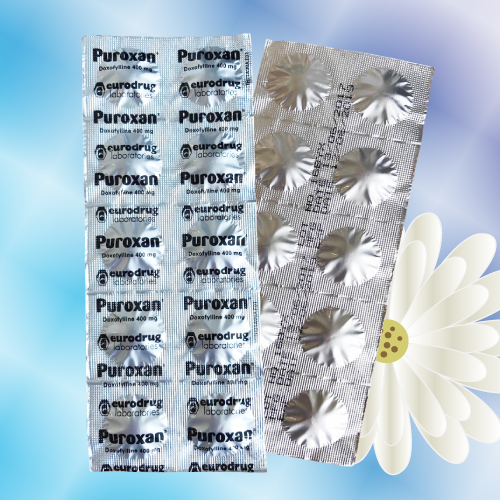 Puroxan (ドキソフィリン) 400mg 50錠 (5シート)