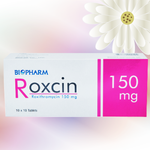ロキシスロマイシン (Roxcin) 150mg 50錠 (10錠x5シート)