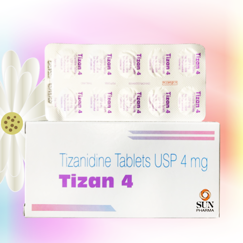 Tizan (チザニジン) 4mg 200錠 (4箱)