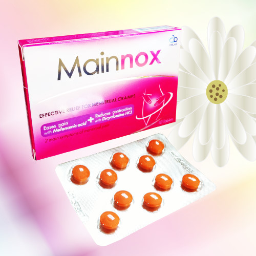 Mainnox (メフェナム酸/塩酸ジサイクロミン) 50錠 (10錠x5シート)