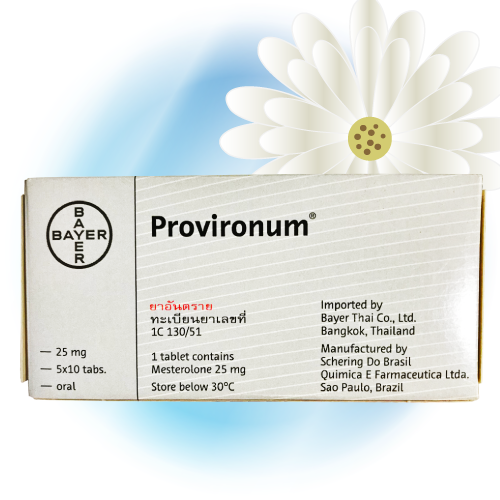 プロビロナム (Provironum) 25mg 50錠 (1箱)