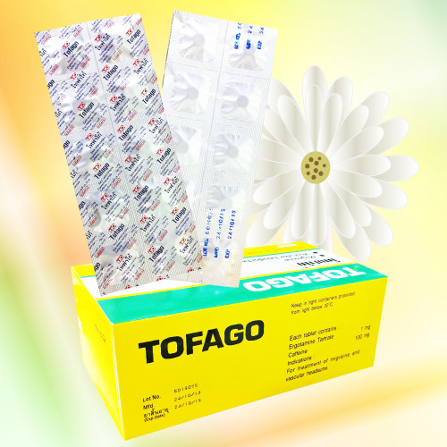 Tofago (エルゴタミン酒石酸塩/カフェイン) 200錠 (10錠x20シート)