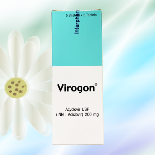 Virogon (アシクロビル) 200mg 100錠 (4箱)