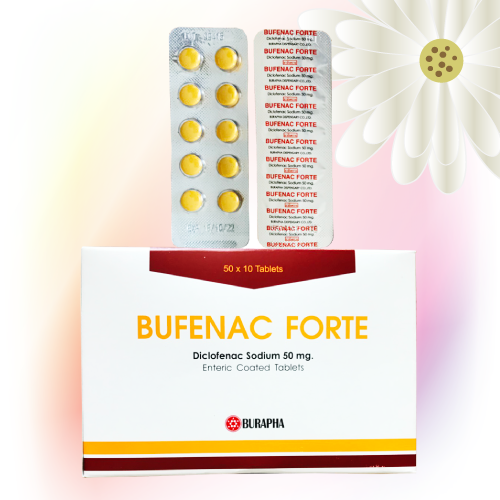 Bufenac Forte (ジクロフェナクナトリウム) 50mg 100錠 (10錠x10シート)