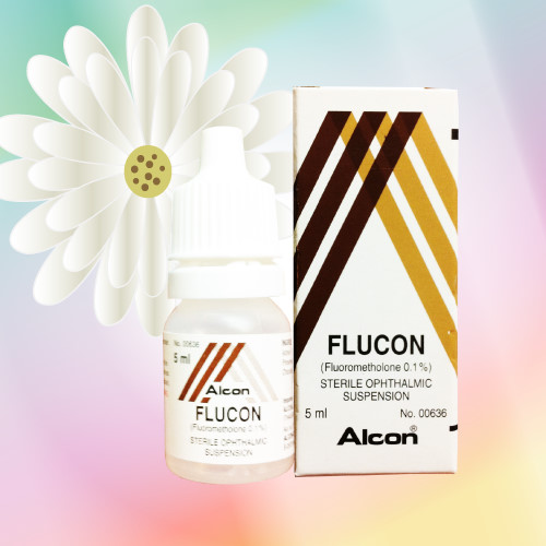 Flucon (フルオロメトロン点眼液) 5ml 3本