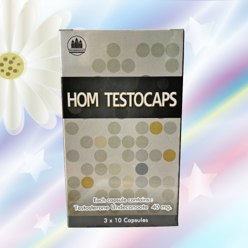 Hom Testocaps (ウンデカン酸テストステロン) 40mg 90カプセル (3箱)