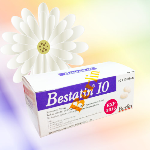 Bestatin (シンバスタチン) 10mg 100錠