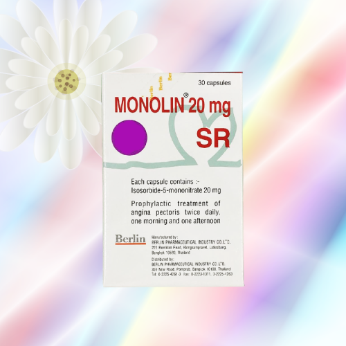 Monolin SR (5-硝酸イソソルビド) 20mg 30カプセル