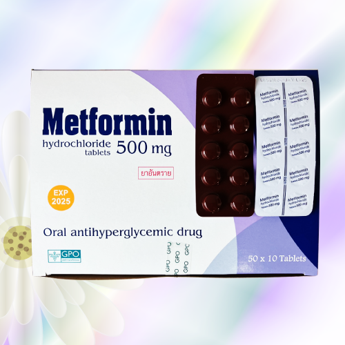 Metformin GPO (メトホルミン) 500mg 200錠 (10錠x20シート)