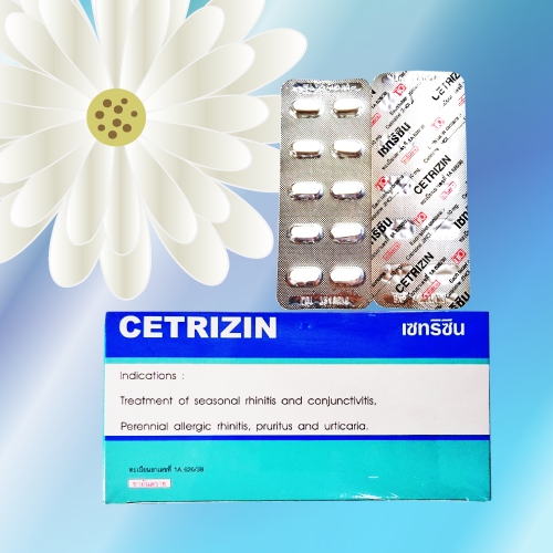 Cetrizin (セチリジン) 10mg 50錠 (10錠x5シート)