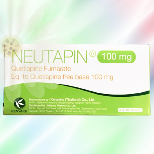 Neutapin (クエチアピン) 100mg 30錠