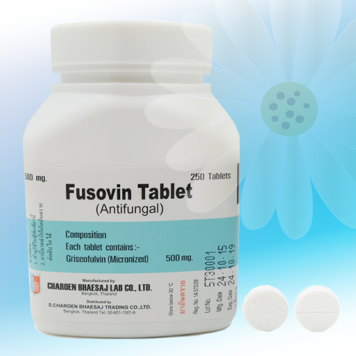 Fusovin (グリセオフルビン) 500mg 250錠