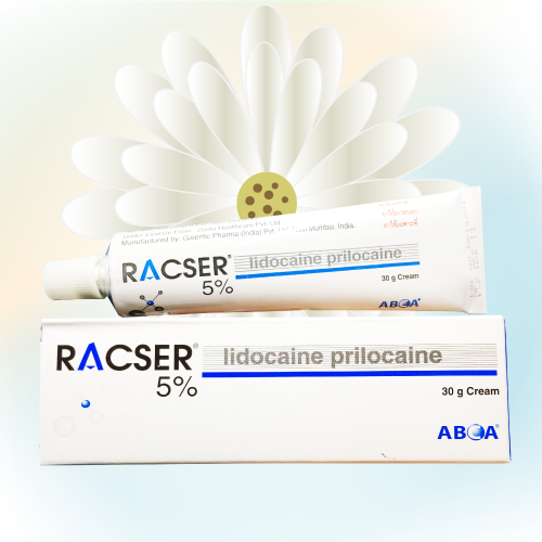 ラクサールクリーム / リドカイン-プリロカイン (Racser) 5% 30g 3本