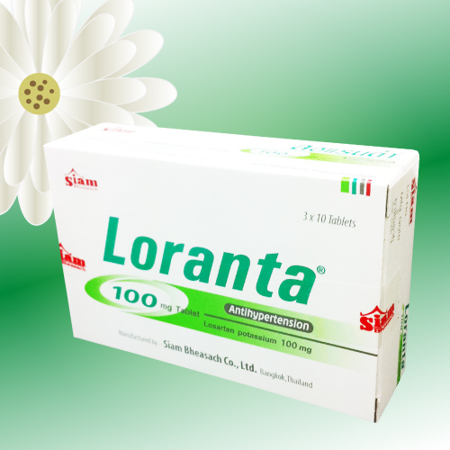 ロランタ / ロサルタンカリウム (Loranta) 100mg 90錠 (30錠x3箱)