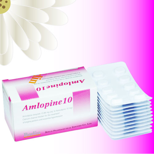 アムロピン / アムロジピン (Amlopine) 10mg 300錠 (10錠x30シート)