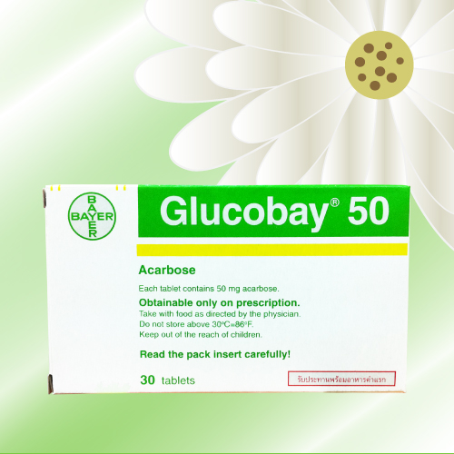 グルコバイ (Glucobay) 50mg 120錠 (30錠x4箱)