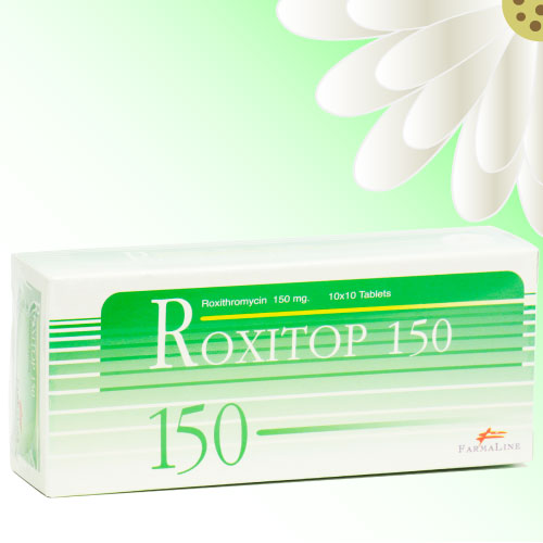 Roxitop (ロキシスロマイシン) 150mg 200錠 (10錠x20シート)