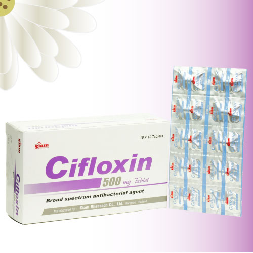 シフロキシン/シプロフロキサシン (Cifloxin) 500mg 60錠 (10錠×6シート)