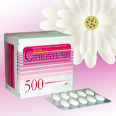 Ciproxyl (シプロフロキサシン) 500mg 100錠