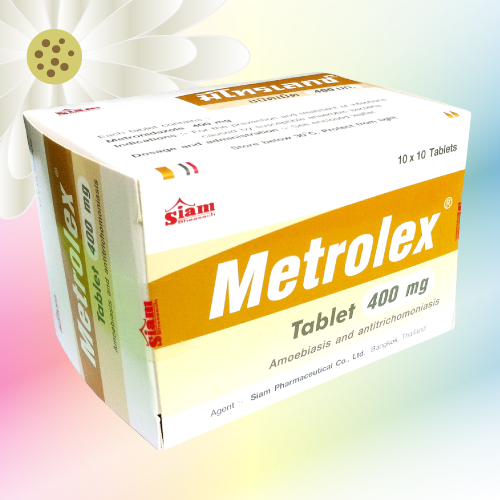 メトロレックス/メトロニダゾール (Metrolex) 400mg 200錠 (2箱)