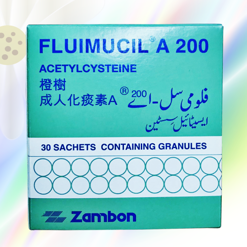 Fluimucil A (アセチルシステイン細粒) 200mg 60袋 (30袋x2箱)