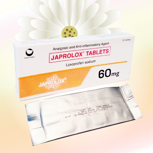Japrolox (ロキソニン) 60mg 20錠 (20錠x1箱)