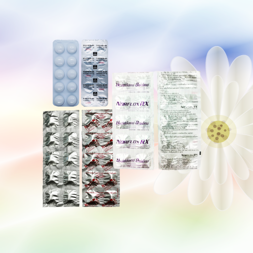 Norfloxacin (ノルフロキサシン) 400mg 100錠 (10錠x10シート)