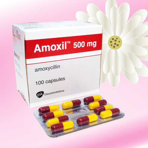 アモキシル (Amoxil) 500mg 80カプセル (8シート)
