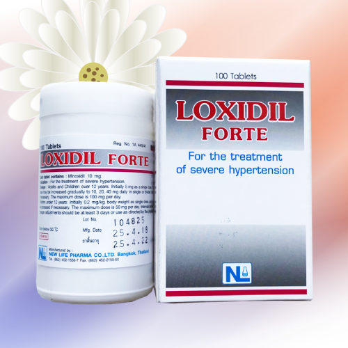 ミノキシジルタブレット (Loxidil Forte) 10mg 200錠 (2本)