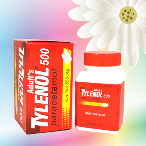 タイレノール (Tylenol) 500mg 100錠 1ボトル