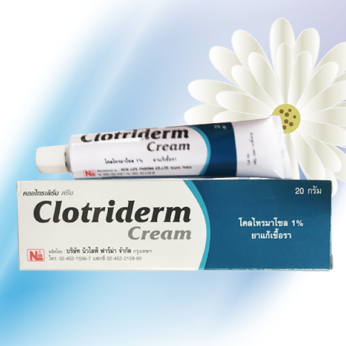 Clotriderm Cream (クロトリマゾールクリーム) 1% 20g 2本